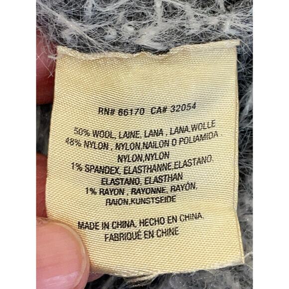 Anthropologie Sleeping on Snow Wool Blend Sweater - Size S - Off Shoulder, SOFT! - Picture 7 of 12